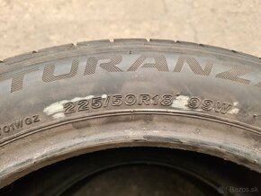 225/50r18 letné 2 ks BRIDGESTONE dezén 6,2 mm DOT2017 - 5