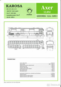 Prospekty - Autobusy Karosa 6 - 5