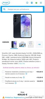 Predám NOVÝ Samsung Galaxy A55 (256GB) - 5