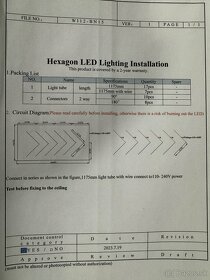 LED svetlá HEXAGON skladom - 5