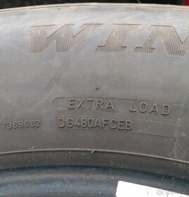 4 ks zimné pneu Dunlop 235/65 R17 108H extra load - 5
