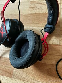 POUŽITÉ Herné slúchadlá HyperX Cloud Alpha Red - 5