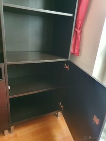 Ikea Besta obývačkova zostava ciernohneda - 5