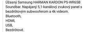 Reproduktor Samsung Harman Kardon,typ vo fotke - 5