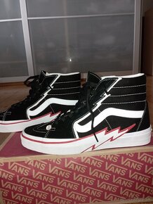 Vans Sk8-Hi Bolt Black/Racing Red - 5