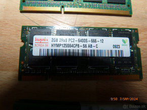 sodimm ddr3 4gb ddr2 2gb ddr1 1gb 10e kus ostatne 5e kus - 5