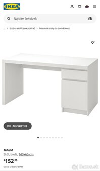 Ikea Malm stôl - 5