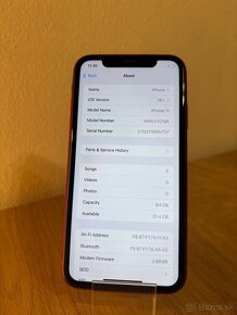 Predám iPhone 11, 64GB červený / red - 5