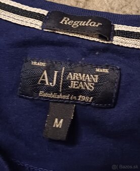 Armani jeans modré tenké - 5