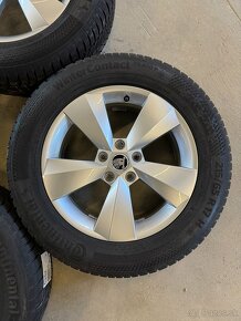 hliníkové disky škoda nanuq r17, zimné pneumatiky 215/65r17 - 5