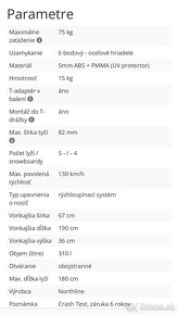 Strešný box Northline EVOSpaceTEF White - 5