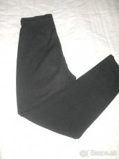 Čierne dámske elastické nohavice - 5