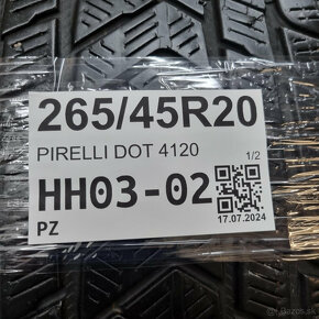 Zimné pneumatiky 265/45 R20 PIRELLI DOT4120 - 5