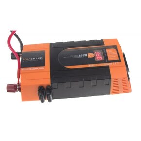 Menič napätia, invertor CARSPA s displejom 12/230V 600/1200W - 5