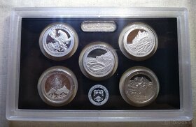 8x Strieborných proof sád "America the Beautiful" 2010-2017 - 5