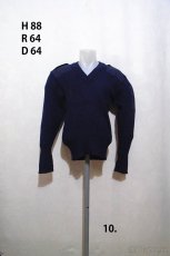 Vojensky sveter modrý - 5