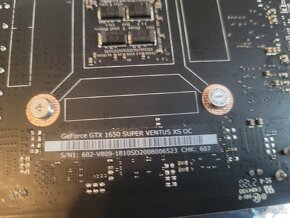 Predám grafiku MSI GTX1650 SUPER 4GB GDDR6 - 5