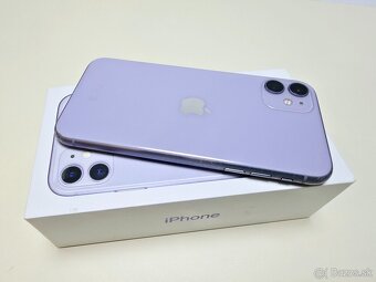 APPLE IPHONE 11 64GB PURPLE Baterka 100% - 5