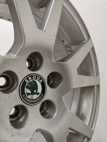 Original Skoda alu disky model Spider 5x100 R16 - 5