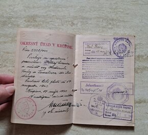 Cestovný pas,Slovensky štát - 5