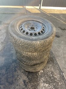 Predám zimnú sadu kolies 195/65R15     5x112 - 5