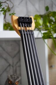 Basgitara 5 strunová fretless headless - 5