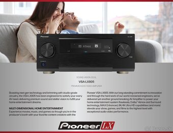 Predám Pioneer VSA-LX805 Premium AV receiver - 5