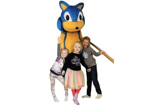 Predám 3x použiteho veľkého maskota - Elza, Sonic Luigiho - 5