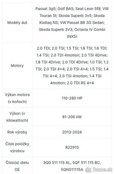 Pružiny + tlmiče Passat b8 - 5