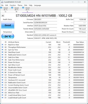 Pevny disk 2.5" Seagate Momentus SpinPoint M8 1TB - 5