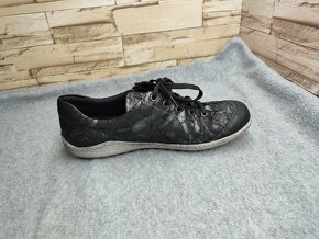 Remonte - Rieker 40 - dámske čierne topánky s membránou - 5