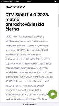 CTM SKAUT 4.0 2023 all- mountain bicykel - 5