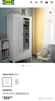 IKEA detská skriňa Sundvik - 5