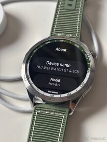 Huawei watch GT 4 46mm, Strieborno-zelené - 5