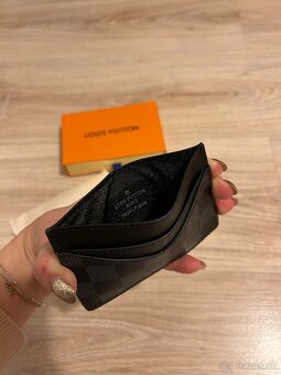 Louis Vuitton cardholder /peňaženka - čierna (LV1) - 5