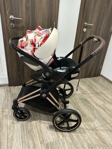 Cybex Priam Platinum Spring Light Blossom 3 v 1 - 5