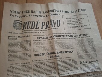 Predám historické noviny Rudé Právo, Listy Týdeník.. - 5