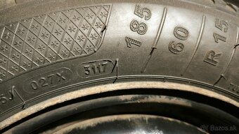 Pneumatiky 185/60 R15 a plechové disky Renault Clio - 5