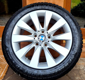 alu R17 5x120 senzory, zimné pneu 225/50, orig. BMW F10 /F11 - 5