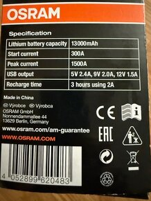 OSRAM Battery starrt 300 LS - 5