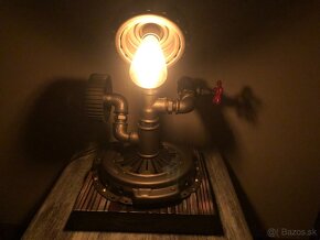 Industriálna lampa - steampunk - 5