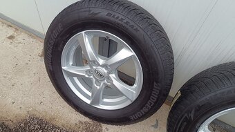 Sada elektrónov KIA 6,5Jx16H2 s pneu Bridgestone 215/70 R16 - 5