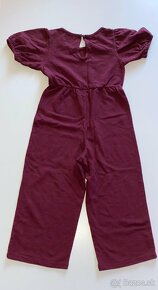 Old navy bordovy teplejsi overal velkost 6 r (116) - 5