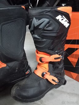 KTM COROZAL WP BOOTS BLACK ORANGE FL - 5