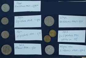 Zbierka mincí - Afrika a Ázia  "arabské písmo" - 5
