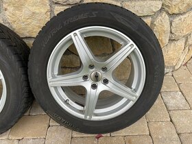 Disky 8 J x 18 + pneumatiky 235/55 R18 zimne - 5