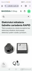 Elektrická inštalácia na ťažné zariadenie ŠKODA RAPID - 5