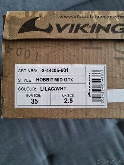 Dievčenské GORE-TEXové topánky Viking-Hobbit - 5