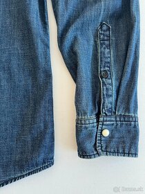 H&M pánska denim košeľa - 5