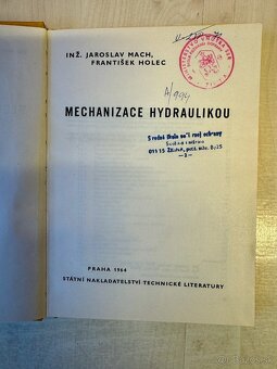 Kniha strojárstvo: Mechanizace hydraulikou - 5